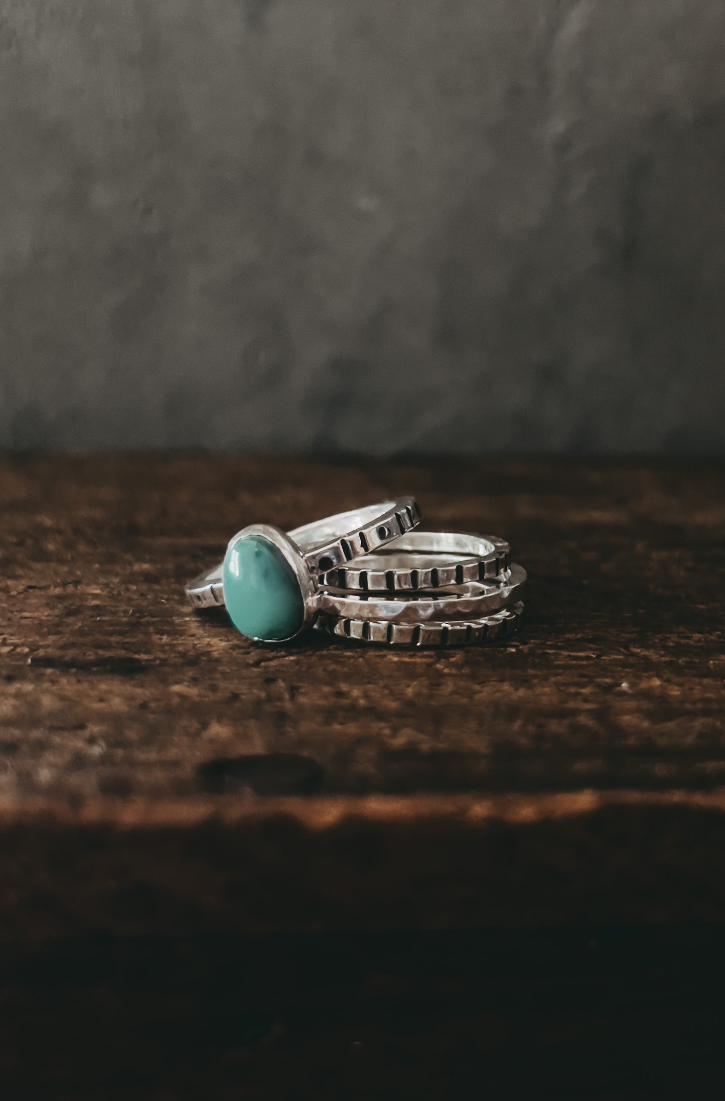 Hammered Stacker Ring