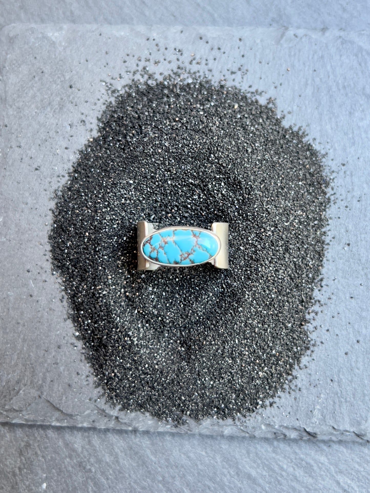 Egyptian Turquoise Dot Ring