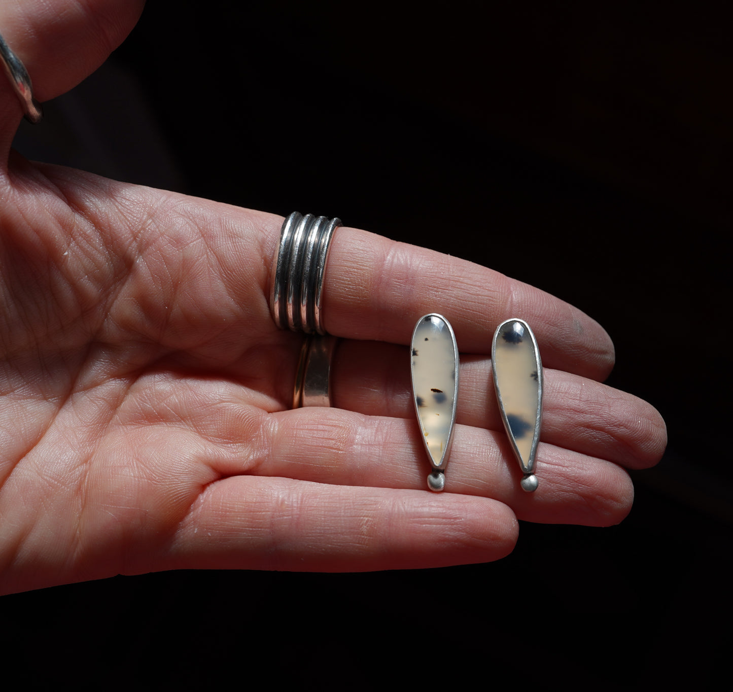 Montana Agate Studs