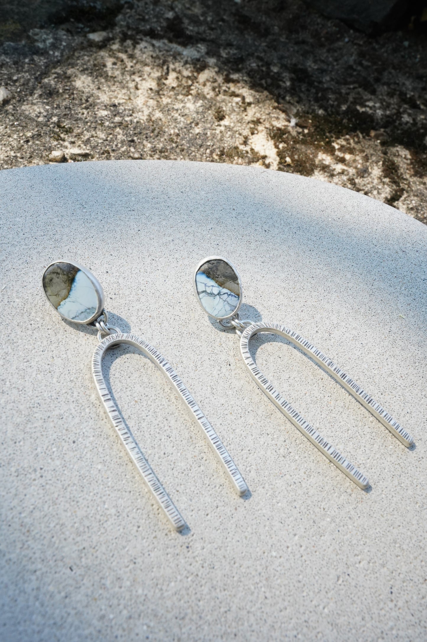 Iron Maiden U Earrings