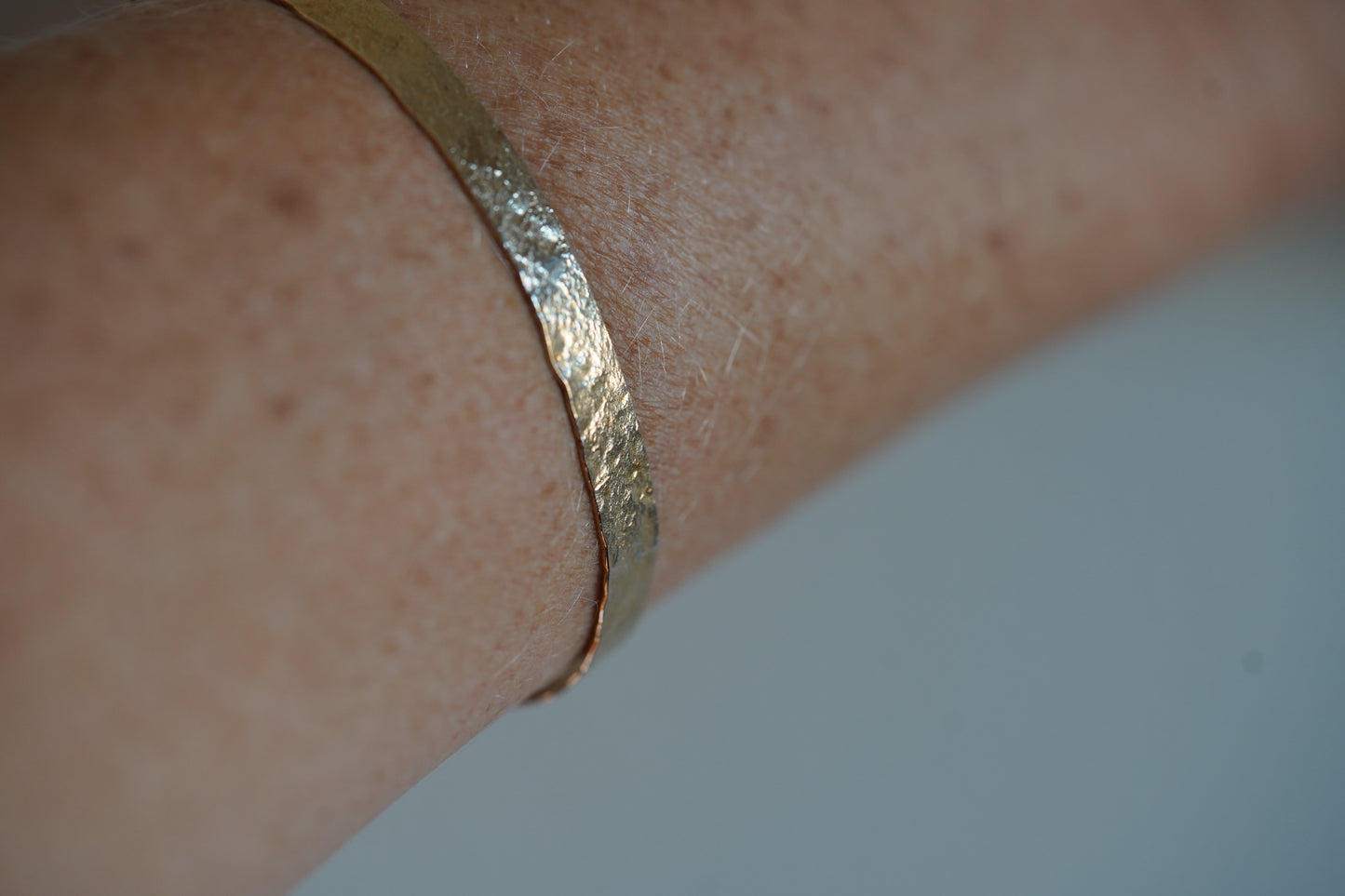 Gold Relic Scrolls Cuff