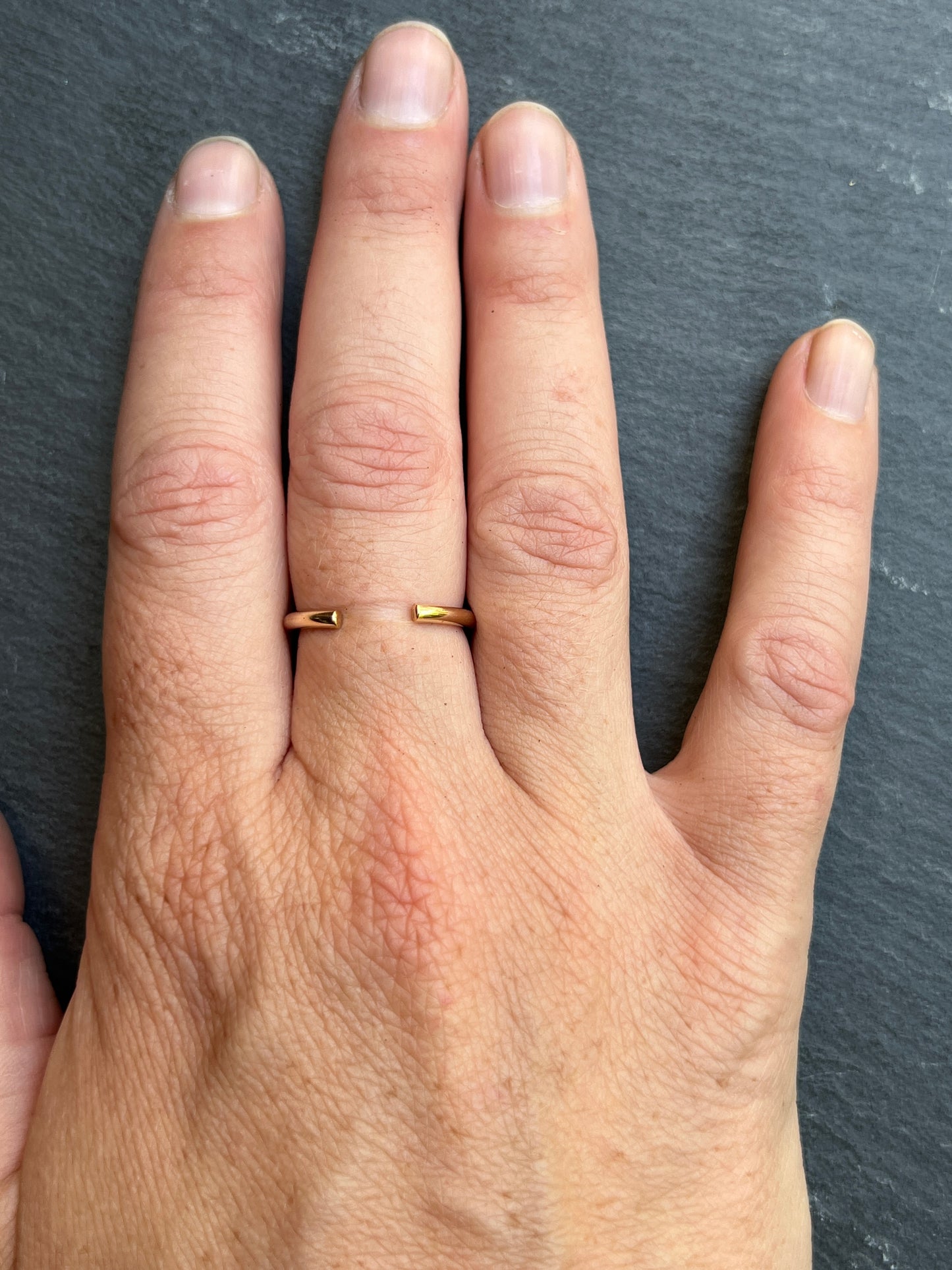 Open Gold Fill ring